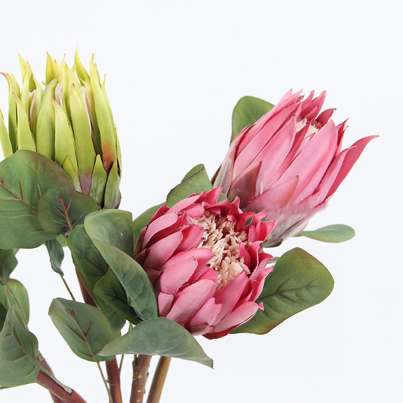 Artificial Protea Cynaroides Flower Stem 26" Tall
