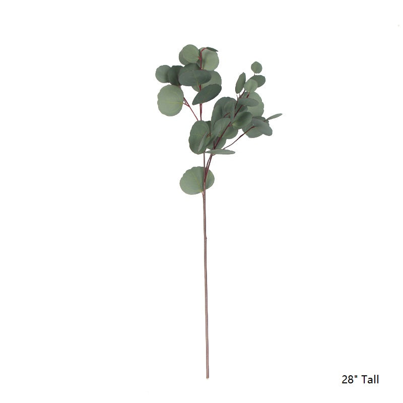 Artificial Eucalyptus Round Leaf Stem 28" Tall