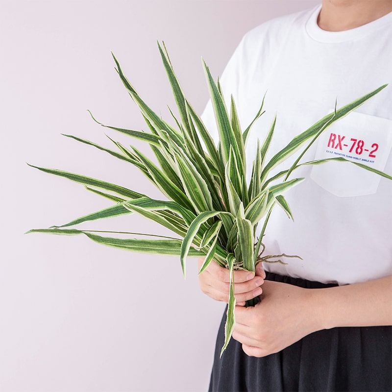Artificial Gladiolus Plant Leaf Stem 15.7" Tall
